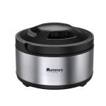 Mumma’s LIFE Stainless Steel Thermoware Casserole with Lid for Roti/Chapati | Double Wall Insulated Hot Pot for Hot Meal/Chapati/Curry Set of 1 (1500ML), Silver