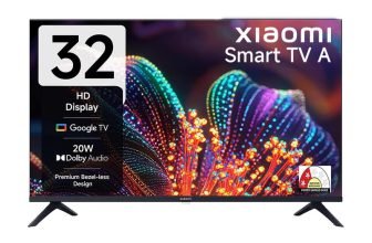 XIAOMI A 80 cm (32 inch) HD Ready LED Smart Google TV with 200+ Free Channels | HDR 10 | Dolby Audio | Premium Metal Bezel-less Design | DTS X | DTS Virtual: X | Mi TV(L32MB-AIN)