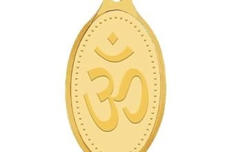 WHP Jewellers 24kt (999) 2 gram OM Yellow Gold Om Pendant