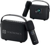 Portronics Resonate 2 14W Bluetooth Speaker With Wireless Karaoke Mic, LED Projection Light 14 W Bluetooth Speaker(Black, Mono Channel)