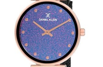 Daniel Klein Analog Black Dial Women’s Stainless Steel Watch-Dk12070-4