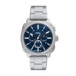 Fossil Machine Silver Watch FS6096