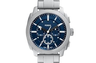 Fossil Machine Silver Watch FS6096