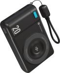 Portronics 20000 mAh 22.5 W Wireless Compact Pocket Size Power Bank(Black, Lithium Polymer, Fast Charging for Mobile, Smartwatch, Earbuds)