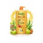 Dabur Vatika Ayurvedic Shampoo – 1 L | For Strong & Healthy Hair | No Parabens | For All Hair Types | Power of Dus Poshan for 10 Hair Problems