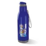 Nayasa Quench 600ml Water Bottle | BPA-Free Insulated Plastic Inner | Leak-Proof Twist Cap | For Office, School, Gym, Travel, and Outdoor Use | Dark Blue