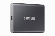 Samsung T7 2TB, Portable SSD, up to 1050MB/s, USB 3.2 Gen2, for Photography, Gaming, Students & Professionals, External Solid State Drive (MU-PC2T0T), Grey