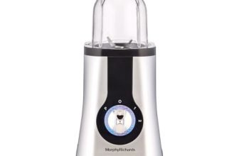 Morphy Richards 2-in-1 BlendMaster Table Blender 400W | Multifunctional: Blend & Grind | SS Blades | 2 Jars | 24,000 RPM High-Speed | 2-Speed + Pulse Mode | 2-Yr Warranty【Silver & Black】