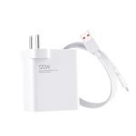 Mi Xiaomi Original 120W Hyper Charge Adapter with 6A Cable – Fast Charging for Mobile, Laptop & MacBook with 20 Safety certifications | Universal Compatibility | Efficient Power Delivery (White)