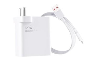Mi Xiaomi Original 120W Hyper Charge Adapter with 6A Cable – Fast Charging for Mobile, Laptop & MacBook with 20 Safety certifications | Universal Compatibility | Efficient Power Delivery (White)