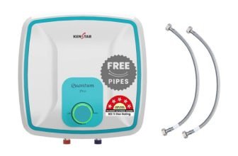 Kenstar QUANTUM PRO 25 L 25 L Storage Water Geyser 5 Star BEE Energy Rating | |with Free Pipes(White & Blue)