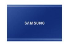 Samsung T7 2TB, Portable SSD, up to 1050MB/s, USB 3.2 Gen2, for Photography, Gaming, Students & Professionals, External Solid State Drive (MU-PC2T0H), Blue