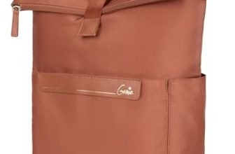 Genie Rogue Laptop Backpack for Girls (27L) | Spacious Office, College & Travel Laptop Backpack | Padded Laptop Sleeve | Mud Coral