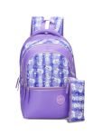 Lavie Sport Whisker Backpack | 22 Liters | Rain Cover | Gift for Biys & Girls