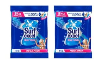 Surf Excel Easy Wash Detergent Powder – 5 Kg (Pack of 2)