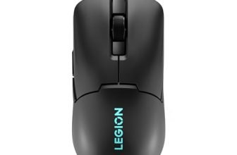Lenovo Legion M300s RGB Wired Gaming Mouse – 8,000 DPI Adjustable Sensor, 6 Programmable Buttons & 20-Million Clicks Durability with Optimized Comfort (Black), GY51H47350