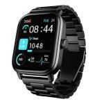 boAt Wave Call 3 Smartwatch 1.83” HD Display with Animated Watch Faces; BT Calling, Functional Crown, Multiple Sports Modes, IP68, HR, SpO2 Monitor, Smart Watches for Men & Women (Metallic Black)