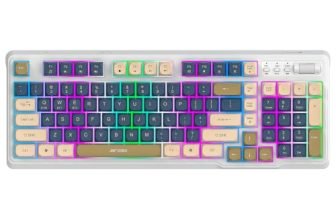 Ant Esports KM580 PRO V2 Wireless Gaming Keyboard, 98-Key Compact Layout, 2.4G & Bluetooth 5.3, Dual Bluetooth Device Pairing, Multimedia Controls, Backlight Modes & 1 Year Warranty
