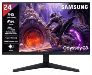 Samsung 24″ (60.4cm) Odyssey G3 IPS Gaming Monitor| FHD 1920 X 1080 | IPS Panel | 200Hz | 1ms | HDR10|FreeSync Premium|Ports-DP,HDMI,Headphone|16.7 Million Colors|Tilt Adjustable|LS24HG300EWXXL|Black