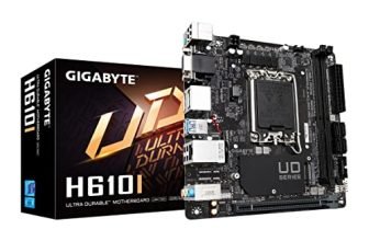 GIGABYTE H610I (H610/ Intel/LGA 1700/ Mini-ITX/ DDR5/ Single M.2/ PCIe 4.0/ USB 3.2 Gen1/ Intel GbE LAN Chip/Motherboard)