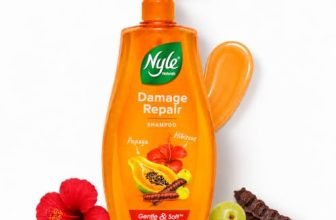Nyle Naturals Damage Repair Shampoo|Papaya & Shikakai|800ml
