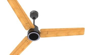 Orient Electric 1200 mm Zeno BLDC | BLDC energy saving ceiling fan with Remote |BEE 5-star rated | Saves up to 50% on electricity bills | 3-year warranty by Orient | Oak Wood, pack of 1