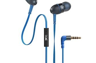 boAt Bassheads 225 Wired in Ear Earphone with Mic (Blue)