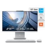 Lenovo IdeaCentre AIO Intel Core i3-1315U 27″ FHD IPS (8GB RAM/512GB SSD/Win11/Microsoft 365 Basic + Office Home 2024/Wireless EOS Keyboard & Mouse,Grey), F0HM0137IN All-in-One Desktop