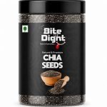 biteofdight Premium Raw Chia Seeds For Weight Loss| Loaded With Omega 3, Zinc & Fiber| 500gm Chia Seeds(500 g)