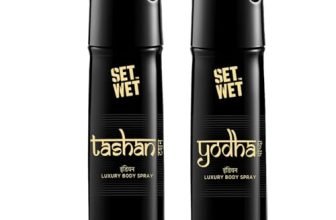 Set Wet Tashan & Yodha Indian Luxury Body Spray I Long Lasting Body Spray for Men I Manly & Luxury Fragrance for Men, 150ml Pack of 2