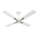 Havells 1200mm Leganza ES 4B Ceiling Fan | Best fan in 4 Blade, Premium Finish Deco. Fan, High Air Delivery | Energy Saving, 100% Pure Copper Motor, 2 Year Warranty | (Pack of 1, Pearl White Silver)