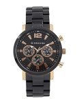 Giordano AW22 Collection Analog Watch for Men Stylish Metal Strap|Multifuntion Mechanism GZ-50025-33, Black Band