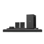 BLAUPUNKT SBW600 Klassic 8.1 Dolby Atmos Soundbar Home Theater System | 700W Powerful Surround Sound | 8″ Subwoofer & Wireless Receiver | Premium Metal Design | HDMI- ARC Connectivity (Black-Grey)