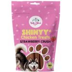 TailsAlive Shinyy+ Treats for Dogs | Skin & Coat Support | No Added Sugar | Fish Oil, Sea Buckthorn & Collagen | Strawberry Crush | 100g