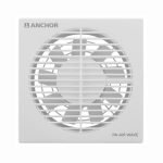 Anchor by Panasonic Air Wave 150mm Exhaust Fan, Pipe Series Exhaust Fan for Kitchen, Bathroom, Cutout Size 152mm Dia., White