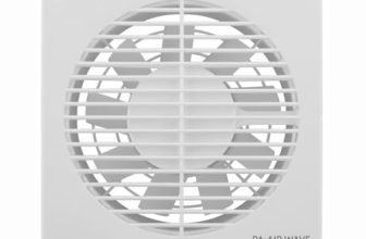 Anchor by Panasonic Air Wave 150mm Exhaust Fan, Pipe Series Exhaust Fan for Kitchen, Bathroom, Cutout Size 152mm Dia., White