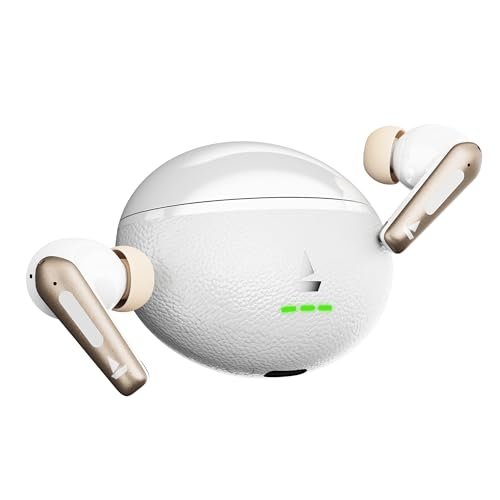 boAt 2026 Launch Airdopes Plus 224, Powerful Spatial Audio, 60H Playback, Quad Mics AI-ENx™, 13 mm Drivers, App Support, Multi Connect, Google Fast Pair, Bluetooth v6.0 TWS Earbuds (Forest Green)
