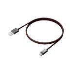 amazon basics Type A to Micro USB Braided USB Cable | 3A/18W Fast Charging and 480 Mbps Data Transfer Speed | 1.2m, Tangle Free Cable