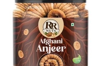 RR NUTS Premium Dried Anjeer/Figs 1kg| Afghani Anjeer | Low in Fat Healthy Snack | Rich in Vitamins & Dietary Fiber | Natural Energy Booster | Ideal for Daily Snacking & Baking