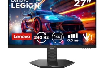 Lenovo Legion 27-10 | 27″ (68.58cm) FHD IPS 240Hz Gaming Monitor | 0.5ms, AMD FreeSync, NVIDIA G-Sync 99% sRGB, 2xHDMI 2.1 TMDS, 1xDP 1.4| Tilt, Swivel, Pivot, Height Adjust | Black | 68C5GAC4IN