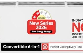 LG Essential Series, 0.8 Ton 2 Star, Smart Inverter Split AC (100% Copper Condenser, Convertible 6-in-1 Cooling, Faster Cooling & Energy Saving, HD Filter with AntiVirus Protection, AS-Q11KNVE, White)