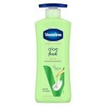 Vaseline Aloe Fresh Body Lotion,24 HR Long Lasting Moisturisation with Aloe Vera extract and Menthol 400ml
