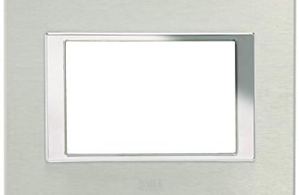 Anchor By Panasonic 66916BA Roma Urban Modular Polycarbonate 16M Square (Brushed Aluminium, Pack of 1)