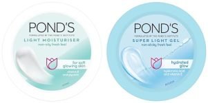 POND’S Light Face Moisturizer 200 ml, Daily Lightweight Non-Oily Cream with Vitamin E for Soft Glowing Skin, SPF 15 & POND’S Super Light Gel Oil Free Face Moisturizer 49g