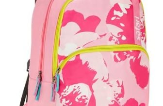Safari Neoflora School Bag For Girls, Capacity – 36L, 2 Compartments Backpack For kids Pink