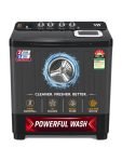 VW 10.5 kg Semi Automatic Top Load Washing Machine Black(HydroMax0010P)