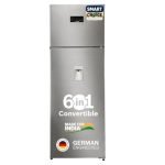Bosch Smart Choice 368L, 2 Star, Frost Free Double Door Refrigerator with 2.5 L Water Dispenser | 6-in-1 Convertible Storage Modes|VitaFresh |Touch Panel | 2 Cooling System |(CTC39S22AI, Silver, 2026)