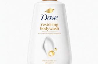 Dove Restoring Body Wash with Triple Hydration Serum for Soft, Hydrated Skin | Dove Body Wash with Jojoba Oil | Sulphate-Free Cleansers | 825 ML