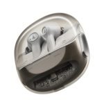 boAt Nirvana Crystl, Transparent Case,Spatial Audio, ANC(~32dB), 100Hrs Battery,4Mics ENx,App Support, Bluetooth Earbuds, TWS Ear Buds Wireless Earphones with mic (White Lustre)