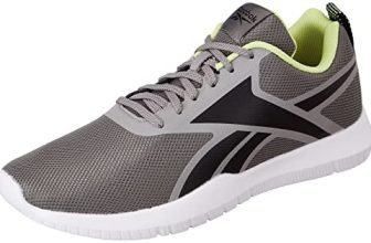 Reebok Men Energy Burst Running Shoe M Spacer Grey/Black/Energy Glow 7, 6 UK